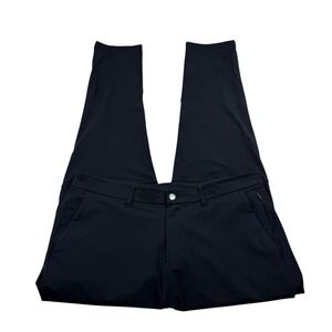 Lululemon ABC Pants Slim Fit Black Mens Size 36x34 Inseam Golf Travel